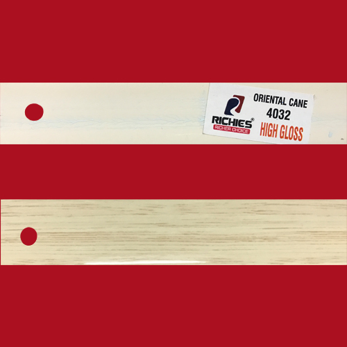 व्हाइट ओरिएंटल केन हाई ग्लॉस एज बैंड टेप