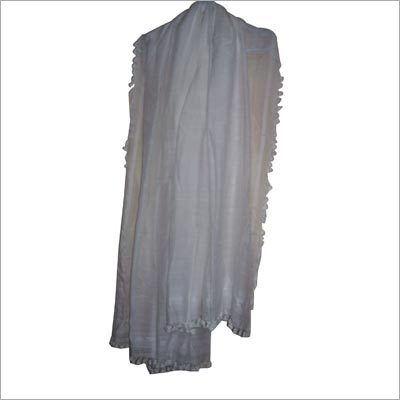 टैसल सिल्क खादी स्कार्फ