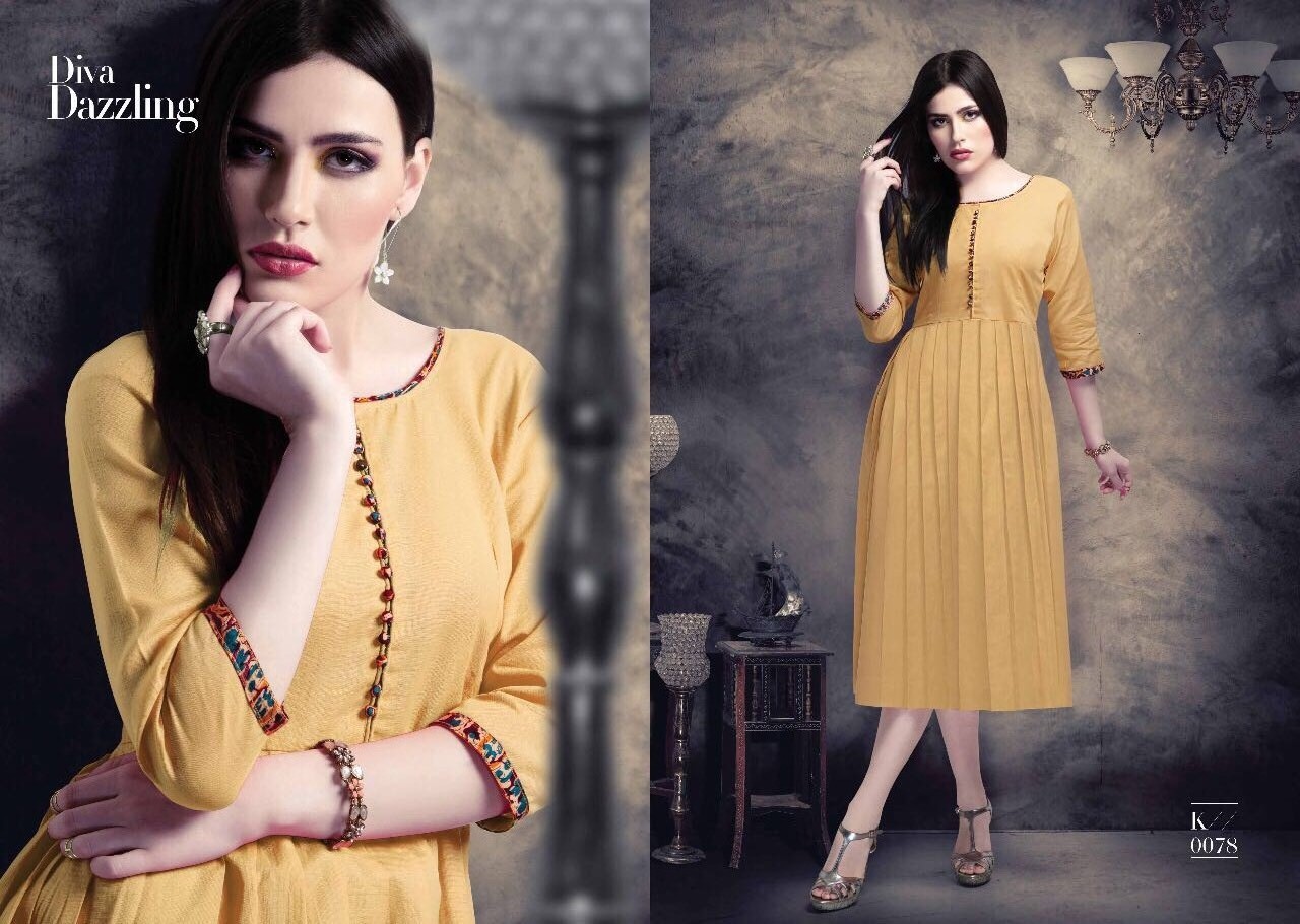Cotton Kurti - Bombay Heavy Flex Cotton, Length 44", 8 Unique Designs | Perfect For Women's Ethnic Wear
