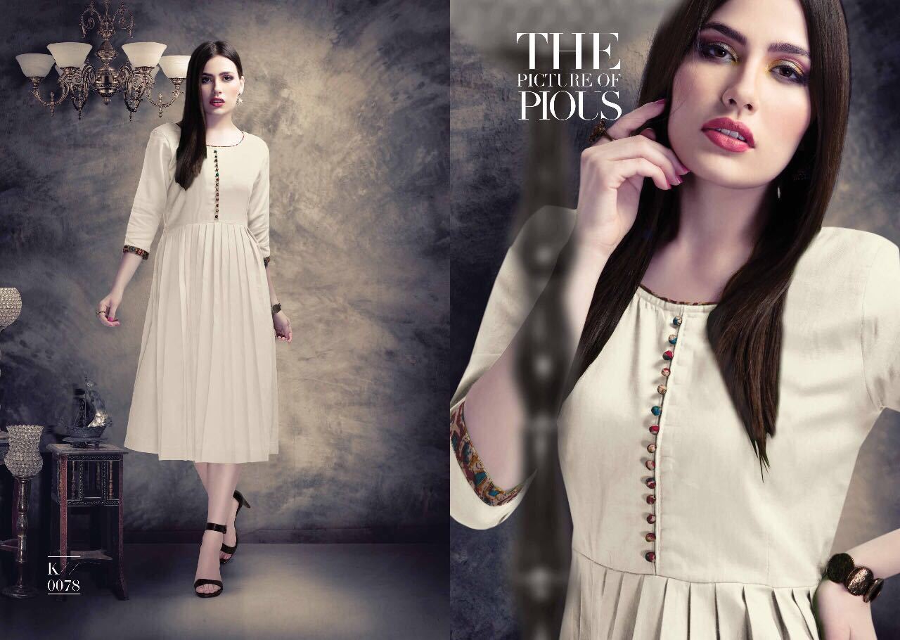 Cotton Kurti - Bombay Heavy Flex Cotton, Length 44", 8 Unique Designs | Perfect For Women's Ethnic Wear