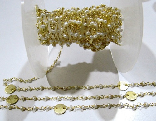 सफेद प्राकृतिक मोती सिक्का श्रृंखला