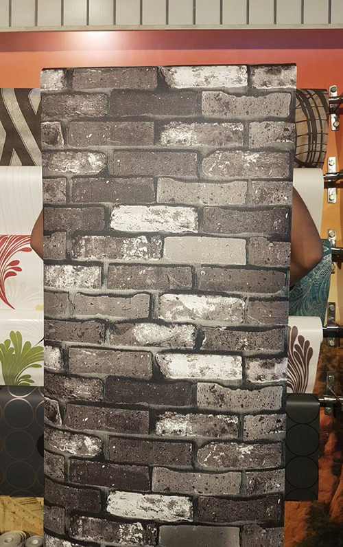 Brick Wallpaper - Vinyl Material, 57 Sq Feet | Classic 3d Design, Natural Look