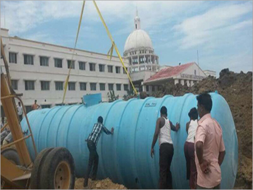Composite Under Ground Water Storage Tank Installation