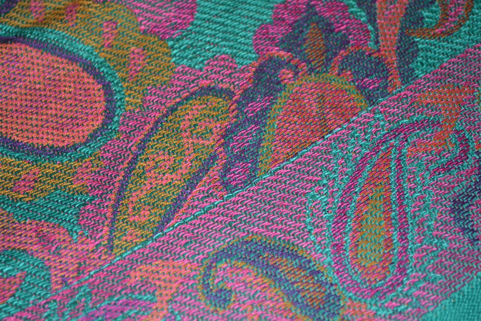 Any Viscose Jamavar 1/6 Scarf
