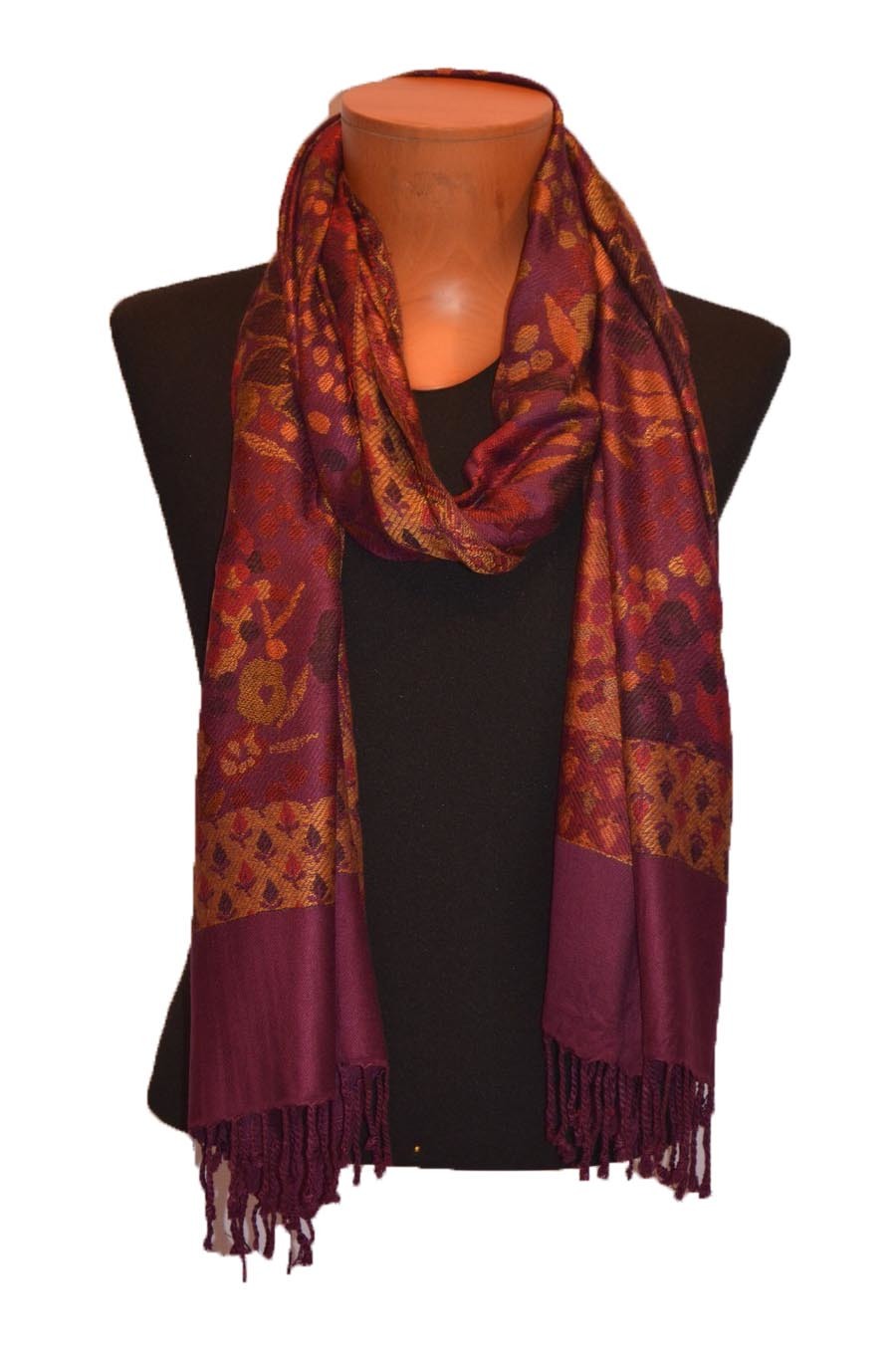 Any Viscose Jamavar 1/6 Scarf