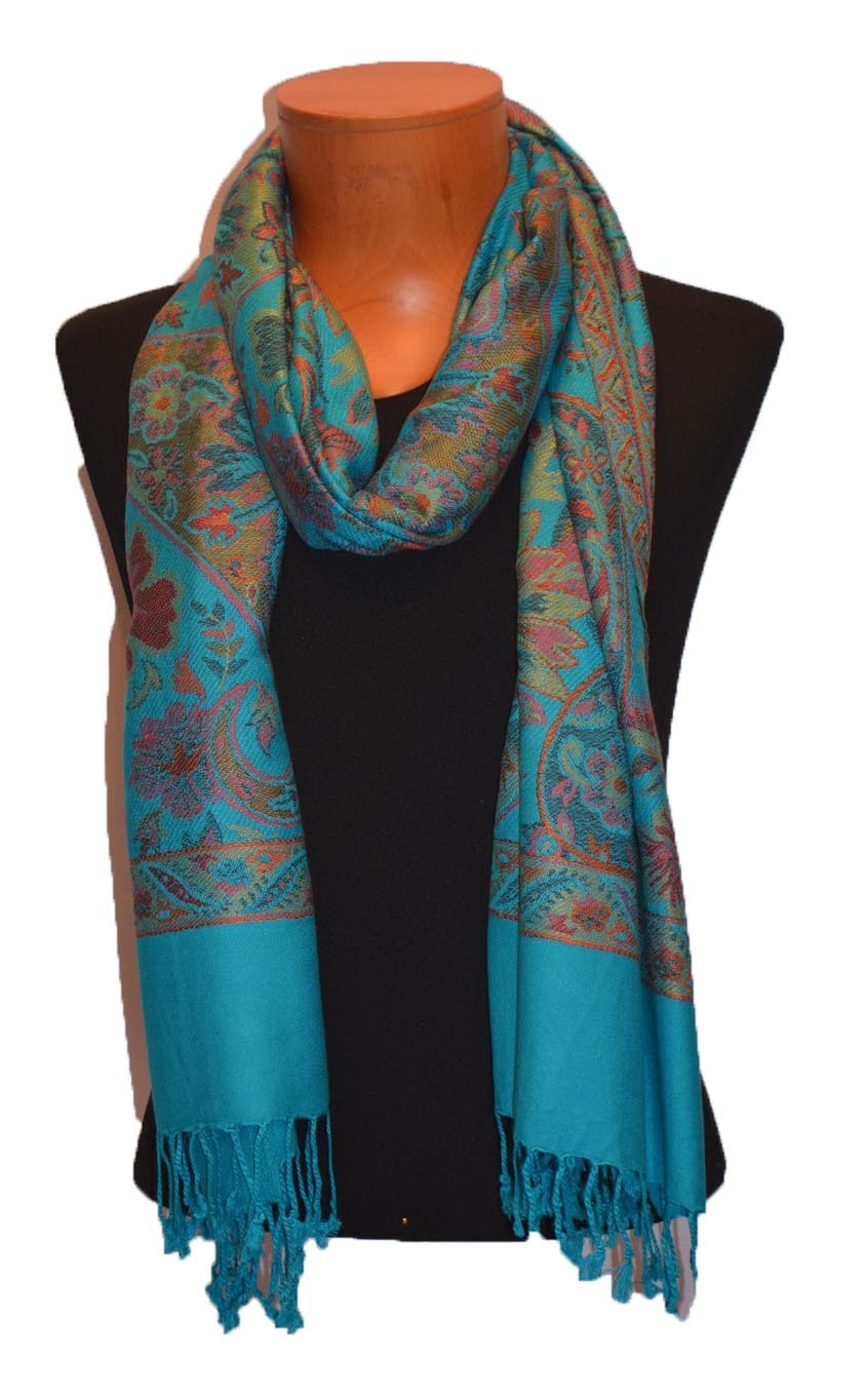 Any Viscose Jamavar 1/6 Scarf
