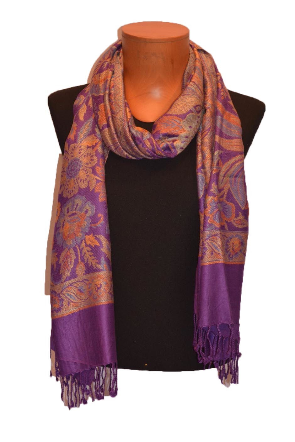 Any Viscose Jamavar 1/6 Scarf