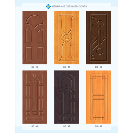 Membrane Door - PVC Material, 72-84" Height, 26-38" Width, Double Door Width 16.5-19.5" | Termite Proof, Weather Resistant, Eco-Friendly, Easy Cleaning, Scratch Resistant, Stylish Designs