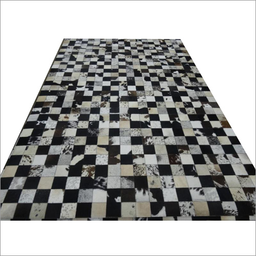 Designer Leather Rug