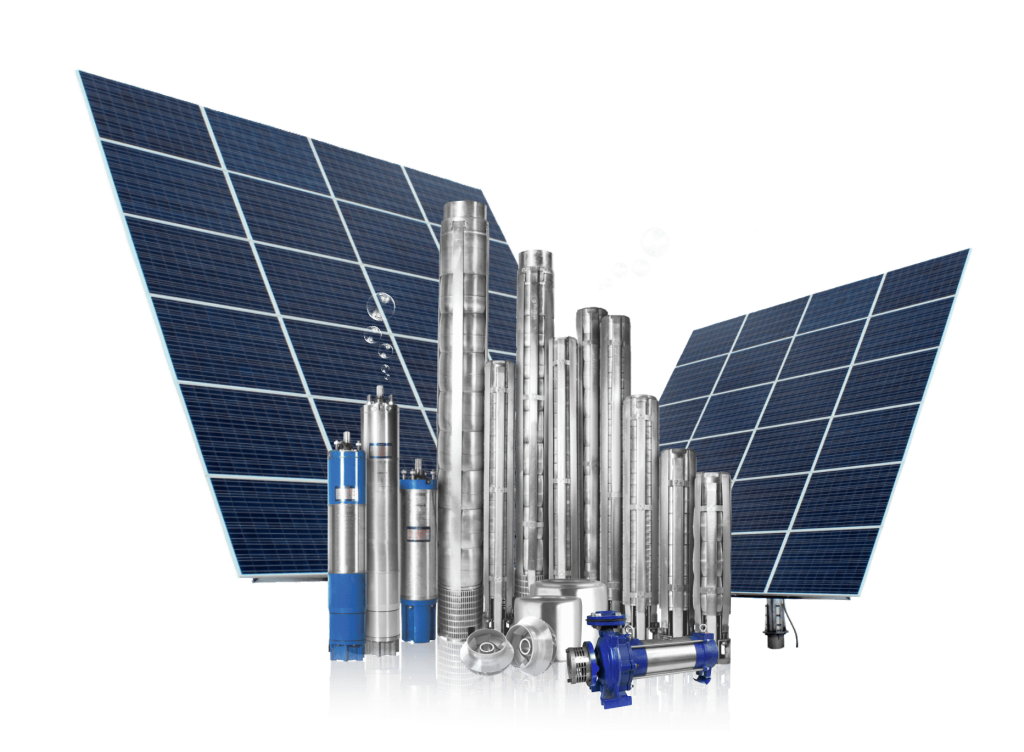 Solar Submersible Pump -1hp-2hp-3hp-5hp-7.5hp-10hp - Ghodela Shakti - Material: Metal