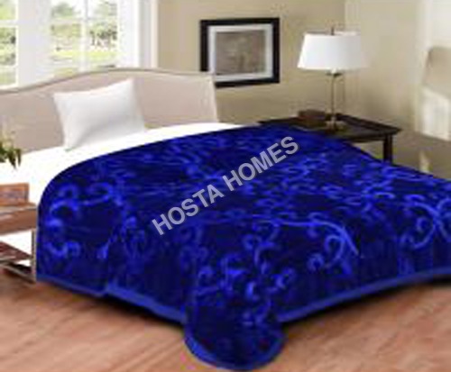 Purple New Color Polyester Mink Blanket