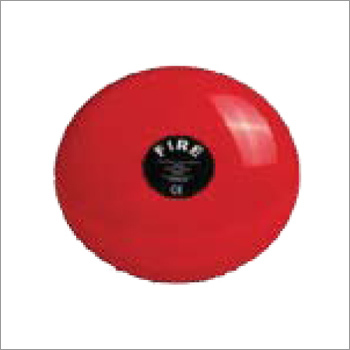 Fire Alarm Bell - Metal Alloy Gong, 150mm Dia Red | 24VDC Power Supply, 100dB Sound Level, Bracket Mounting, Custom Branding Available