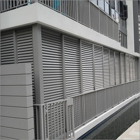 एल्यूमीनियम फिक्स्ड लूवर