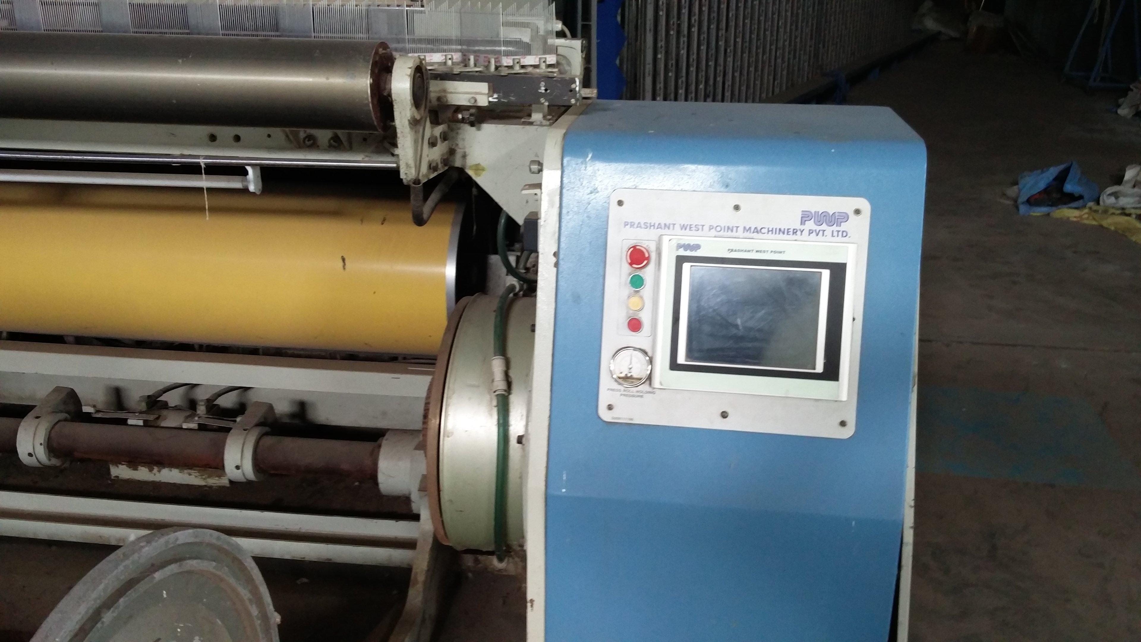 Textile Sizing Machine - Prashant West Point 24 Beam Stationary Creel, 2009/2010 Model With 1000 Lit Beamer And Waxing Device