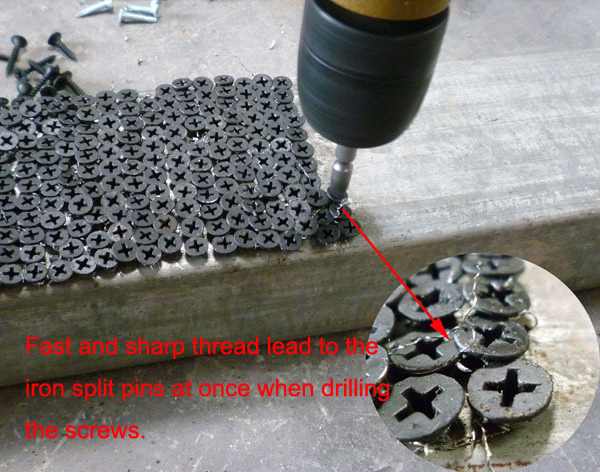 Cross Grey Phosphate Drywall Screw