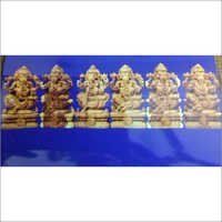 Wooden Ganesha Statues Set