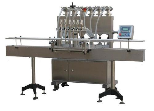 Piston type liquid filling machine