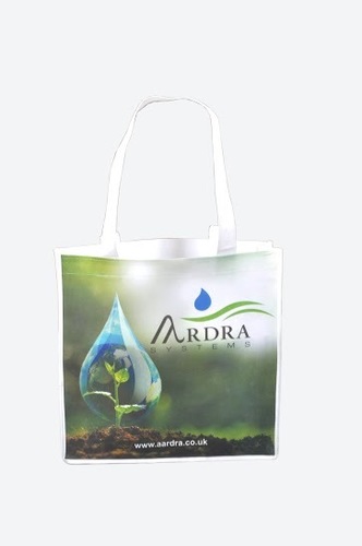 मल्टीकलर बिना बुना हुआ हैंडल बैग