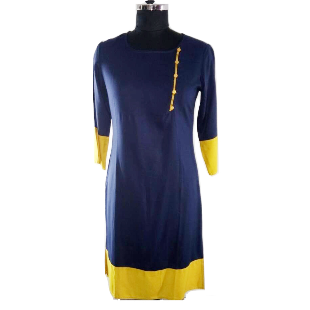 Casual Rayon Kurti Bust Size: 38 Inch (In)