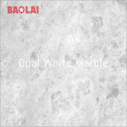 Opal White Marble - 150cm X 270cm, Smooth Polished Finish, Exceptionally White Surface, Acid-resistant, Non-slip, Wear-resistant