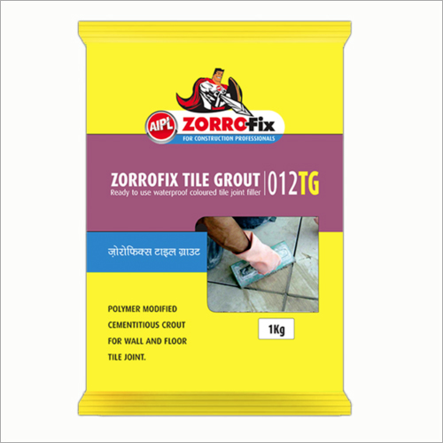 Zorrofix Tile Grout - Application: Com\Nstruction
