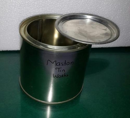 Ring Lid Bottom Round Tin Container