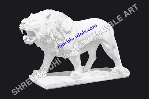 Marble Lion Statue