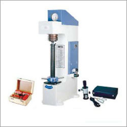 Rockwell Hardness Tester - Iron Material, White + Blue Color, 240-440V Power Supply | Manual Operation, Semi-Automatic Control, Suitable for Rockwell and Brinell Tests