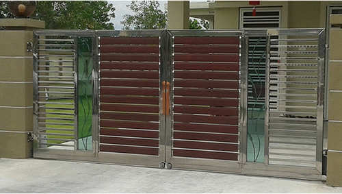 स्टेनलेस स्टील मुख्य द्वार