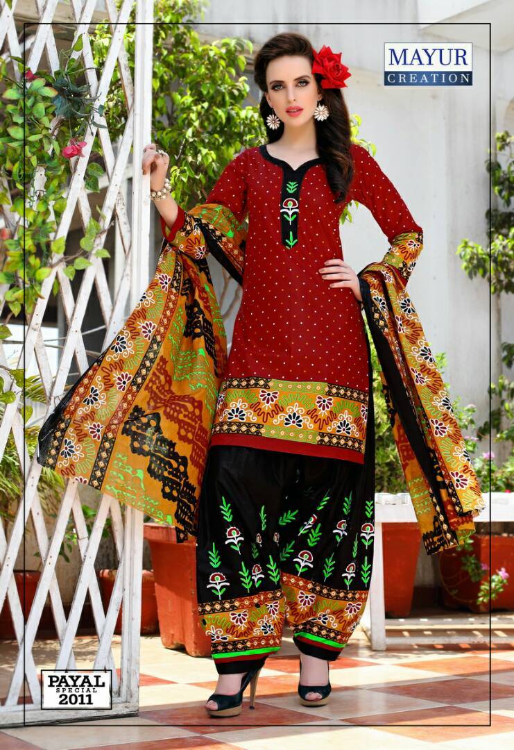 Cotton Printed Dress Mayur Payal Patiyala 2
