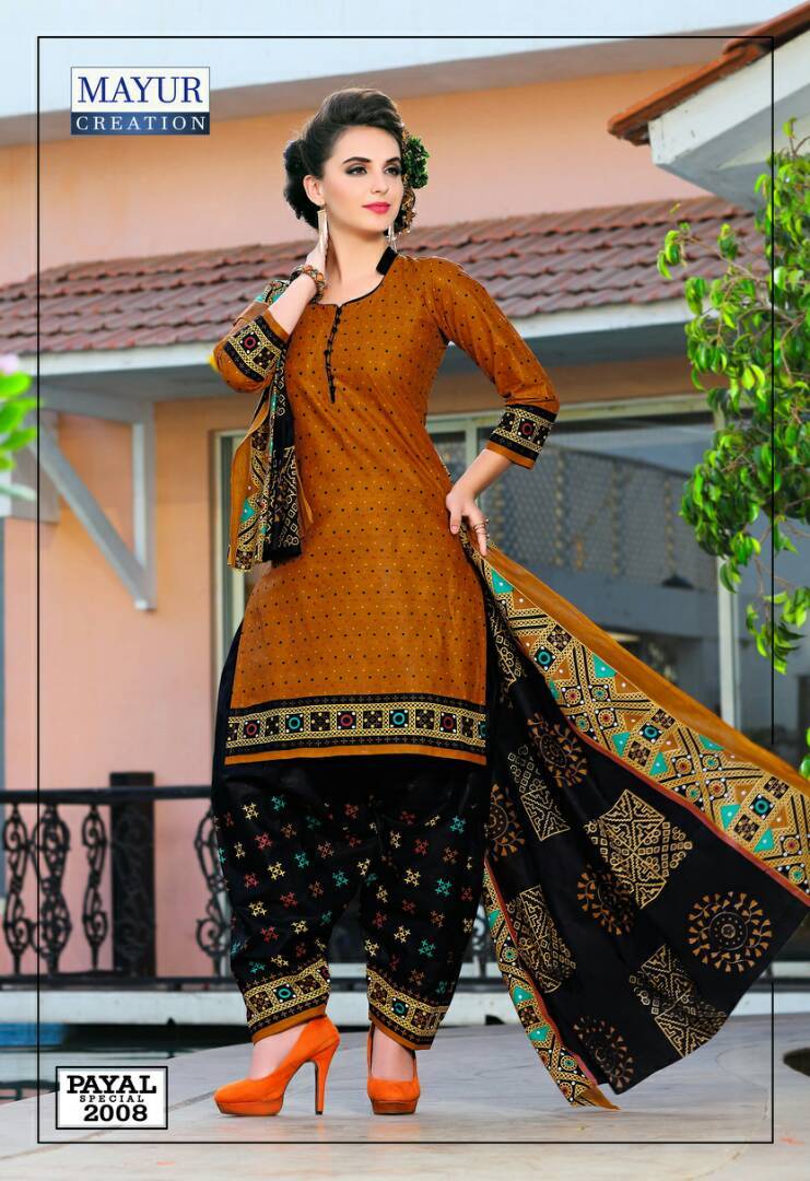 Cotton Printed Dress Mayur Payal Patiyala 2