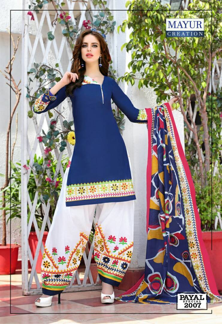 Cotton Printed Dress Mayur Payal Patiyala 2