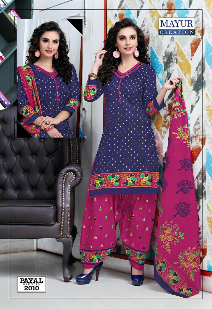 Cotton Printed Dress Mayur Payal Patiyala 2