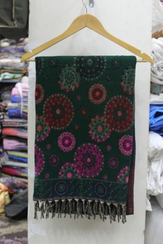 Olive Green Ladies Shawl