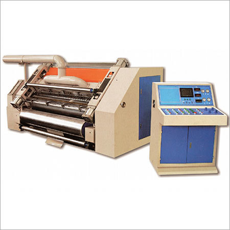 Finger Less Corrugation Machine - 52 Cr.Mo Alloy Steel Rollers | Automatic, Vacuum Suction, Motorized Glue Application, Pneumatic Roller Adjustment