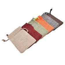 जूट का रंगीन पाउच