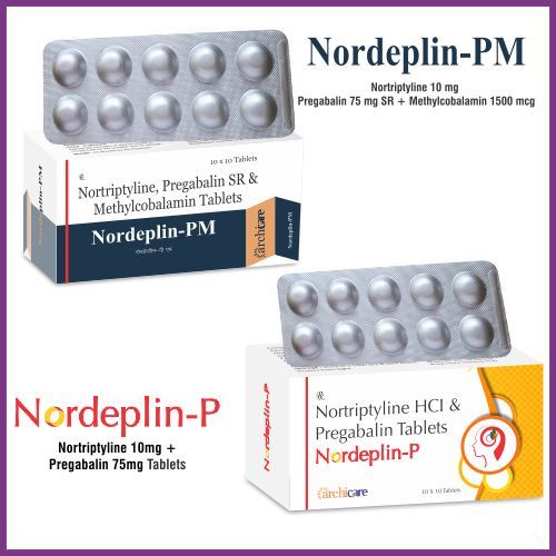 Nortriptyline + Pregabaline(Sr) Application: Clinic