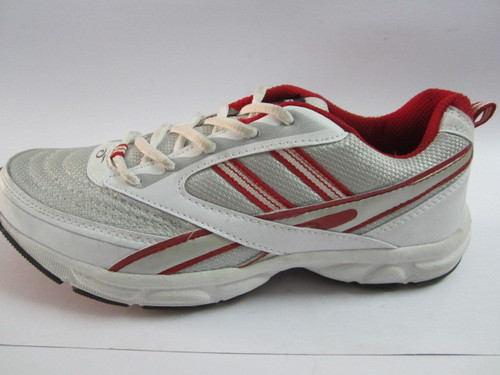 Red And White Lightweight Running Shoes