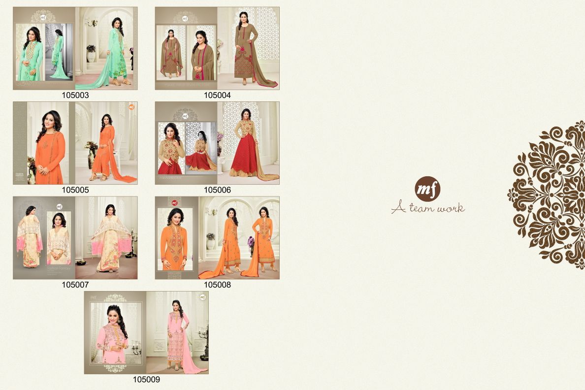 Faux Georgette Heena Khan Salwar Suit