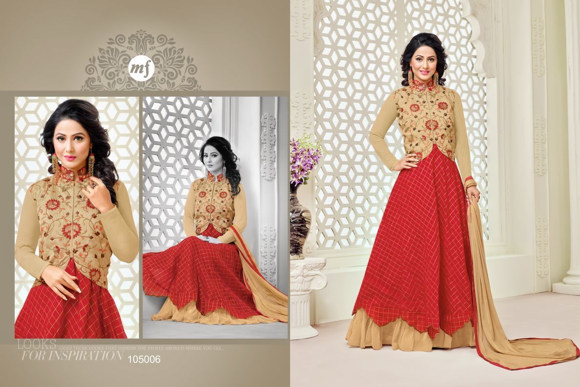 Faux Georgette Heena Khan Salwar Suit