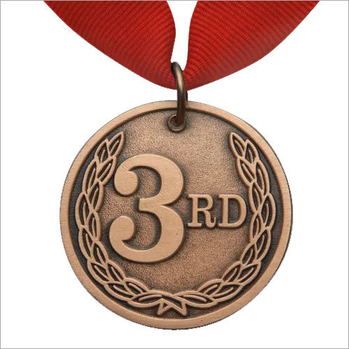 Sports Medal - Bronze, 2.5 Inches | Round Shape, 63.5 mm Dimensions, 60 g Weight, 3 mm Thickness, Plated, Ideal for Business Gifts and Souvenirs