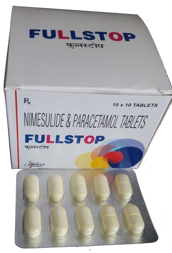 Nimesulide 100 Mg + Paracetamol 500 Mg Application: Commercial