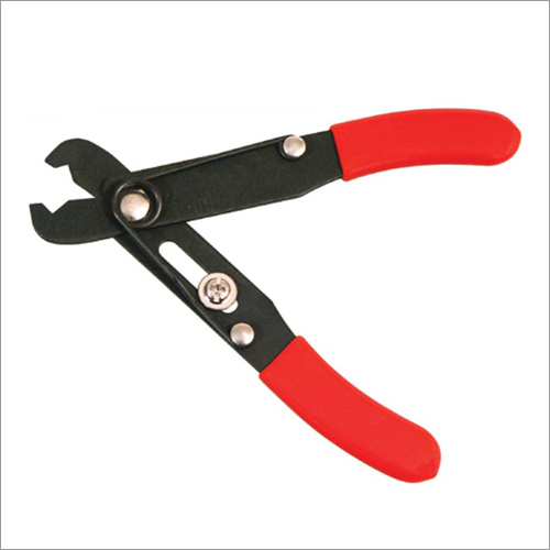Wire Stripper - Stainless Steel, 25-30 Inch Size, Red and Black Plastic Handle | Lightweight 50-100 Weight, Ergonomic Design