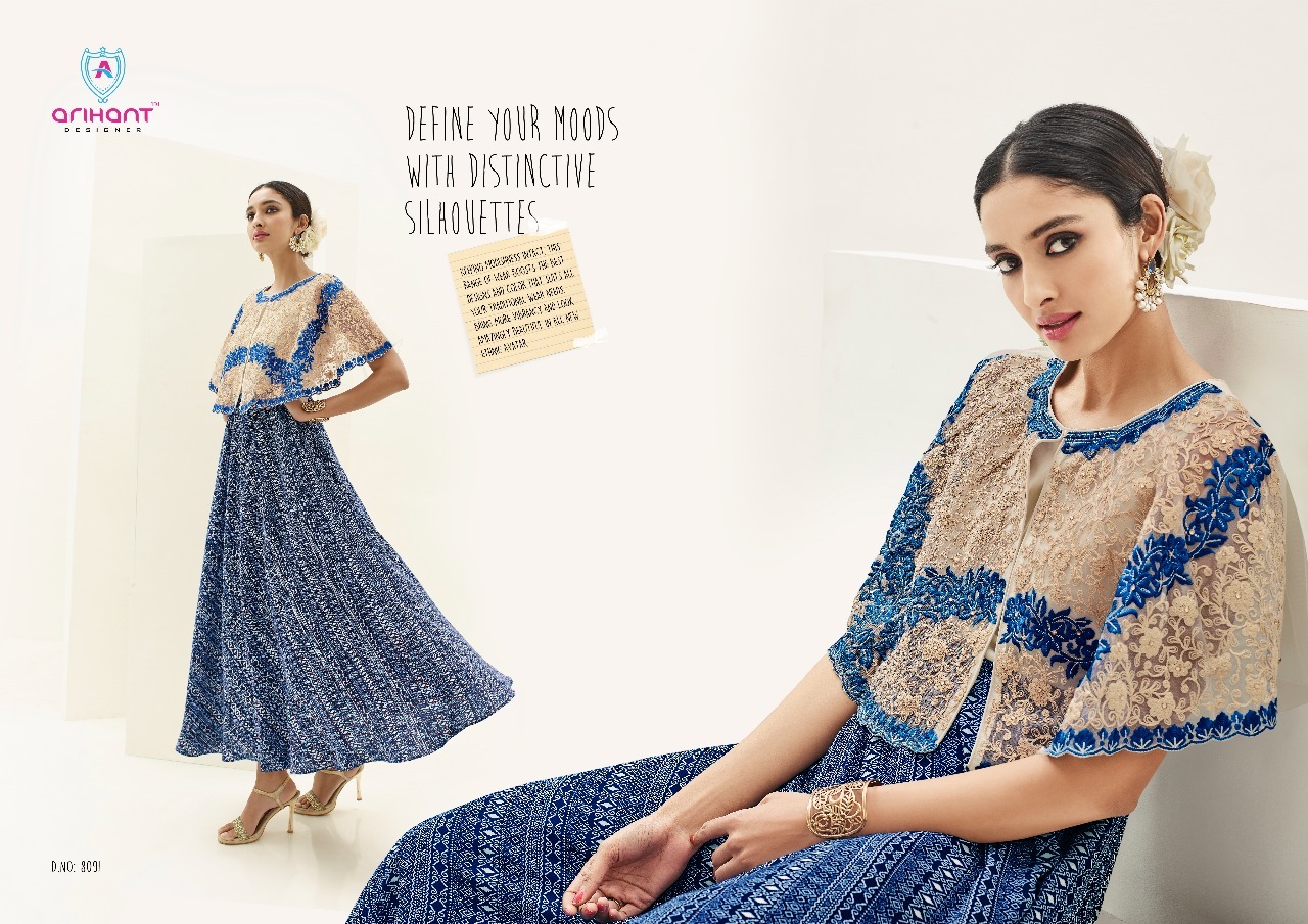 Georgette Kurti - L 40 Inches, Xl 42 Inches, Xxl 44 Inches | Elegant Ethnic Wear, Luxurious Banglori Silk Blend, Fashion-forward Designs