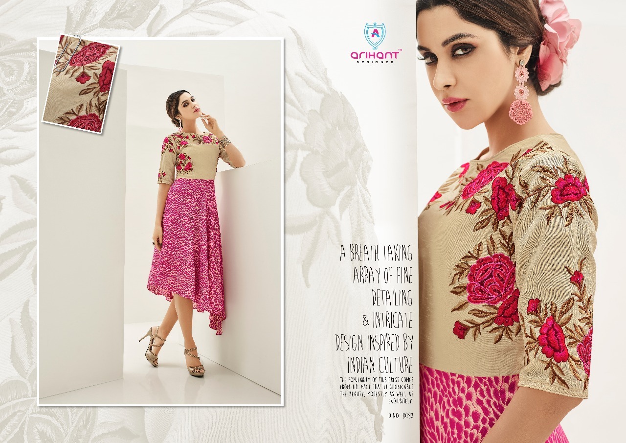 Georgette Kurti - L 40 Inches, Xl 42 Inches, Xxl 44 Inches | Elegant Ethnic Wear, Luxurious Banglori Silk Blend, Fashion-forward Designs
