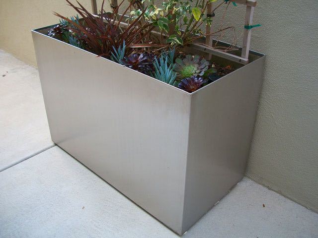 Ss Rectangular Planter Box