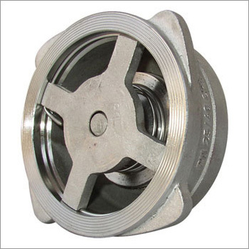 DISK Check Valve - Silver, High Pressure Hydraulic | Suitable for Chemical and Plumbing Applications, Handles Gas, Oil, and Water at 50-100°C