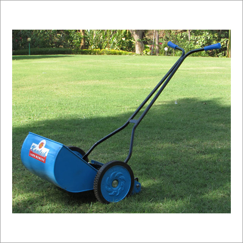 Wheel Type Manual Lawn Mower - 18x12x40 Inches , Carbon Steel Blade, Rubber Wheels, Lightweight Design, Adjustable Handle Level, Easy to Clean