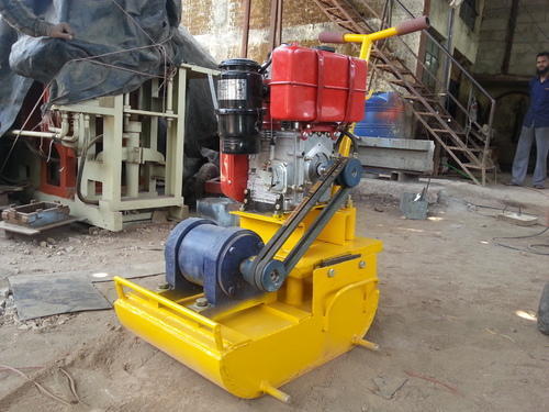 Earth Compactor - Steel, 18"x24"x12mm, 5 Hp Air-cooled Greaves Lambordy Engine | High Efficiency, Solid Build, Energy Efficient, Easy Operation