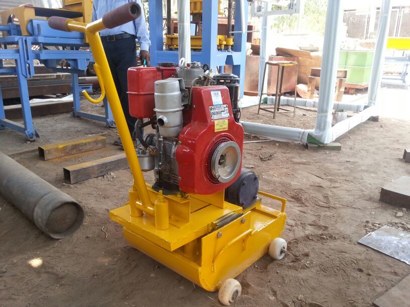 Earth Compactor - Steel, 18"x24"x12mm, 5 Hp Air-cooled Greaves Lambordy Engine | High Efficiency, Solid Build, Energy Efficient, Easy Operation